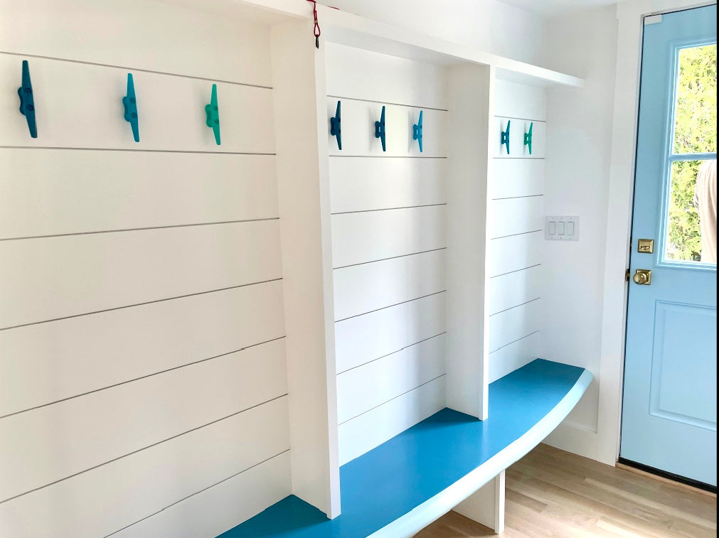 Coastal Boat Cleat Wall Hook Set