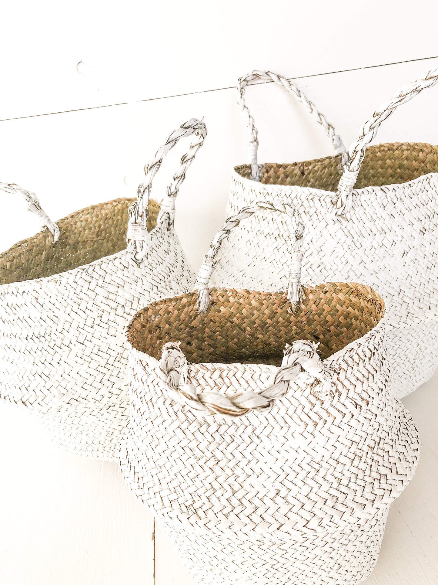 Salt White Basket Set
