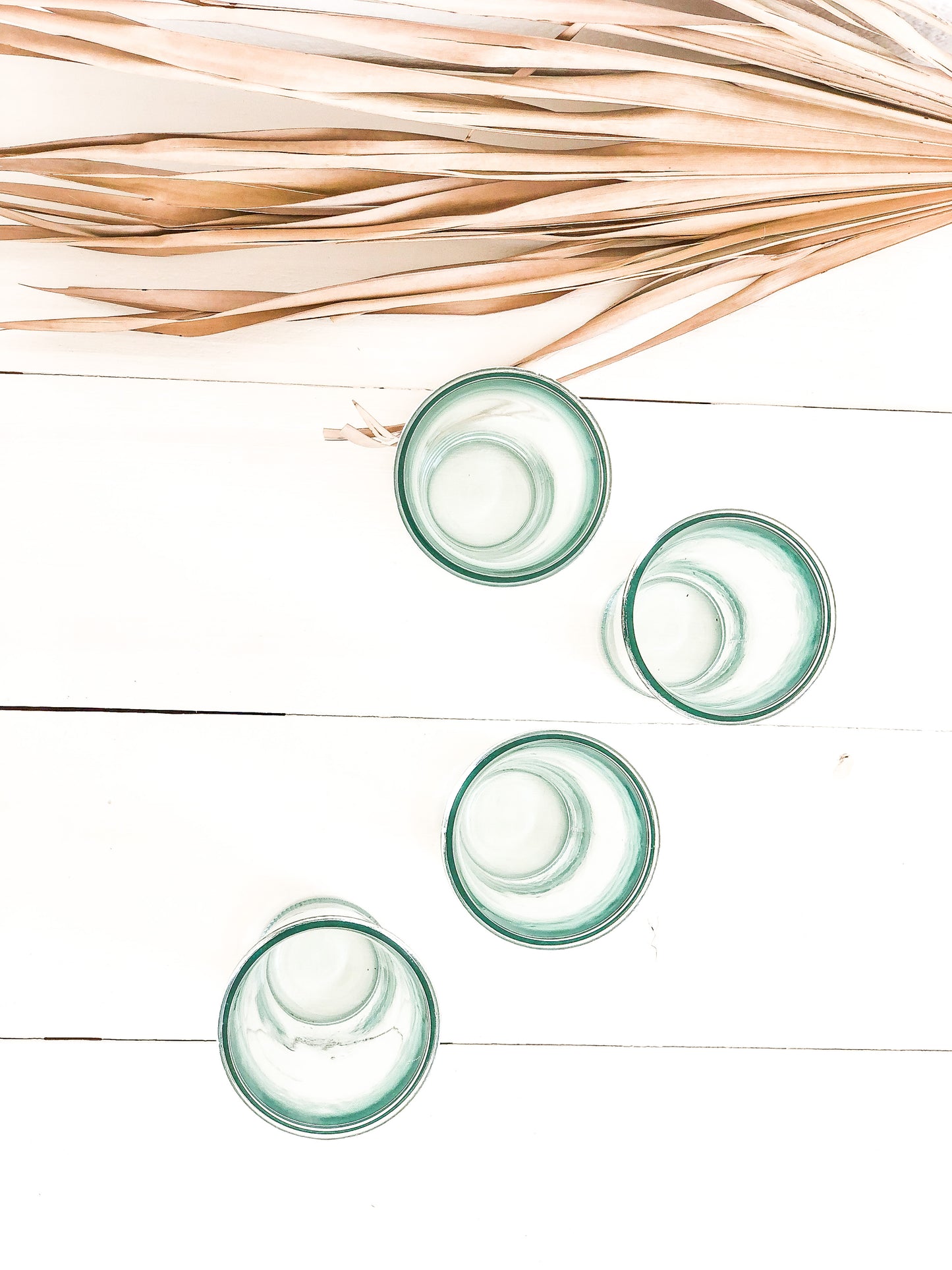 Recycled drinking glasses
