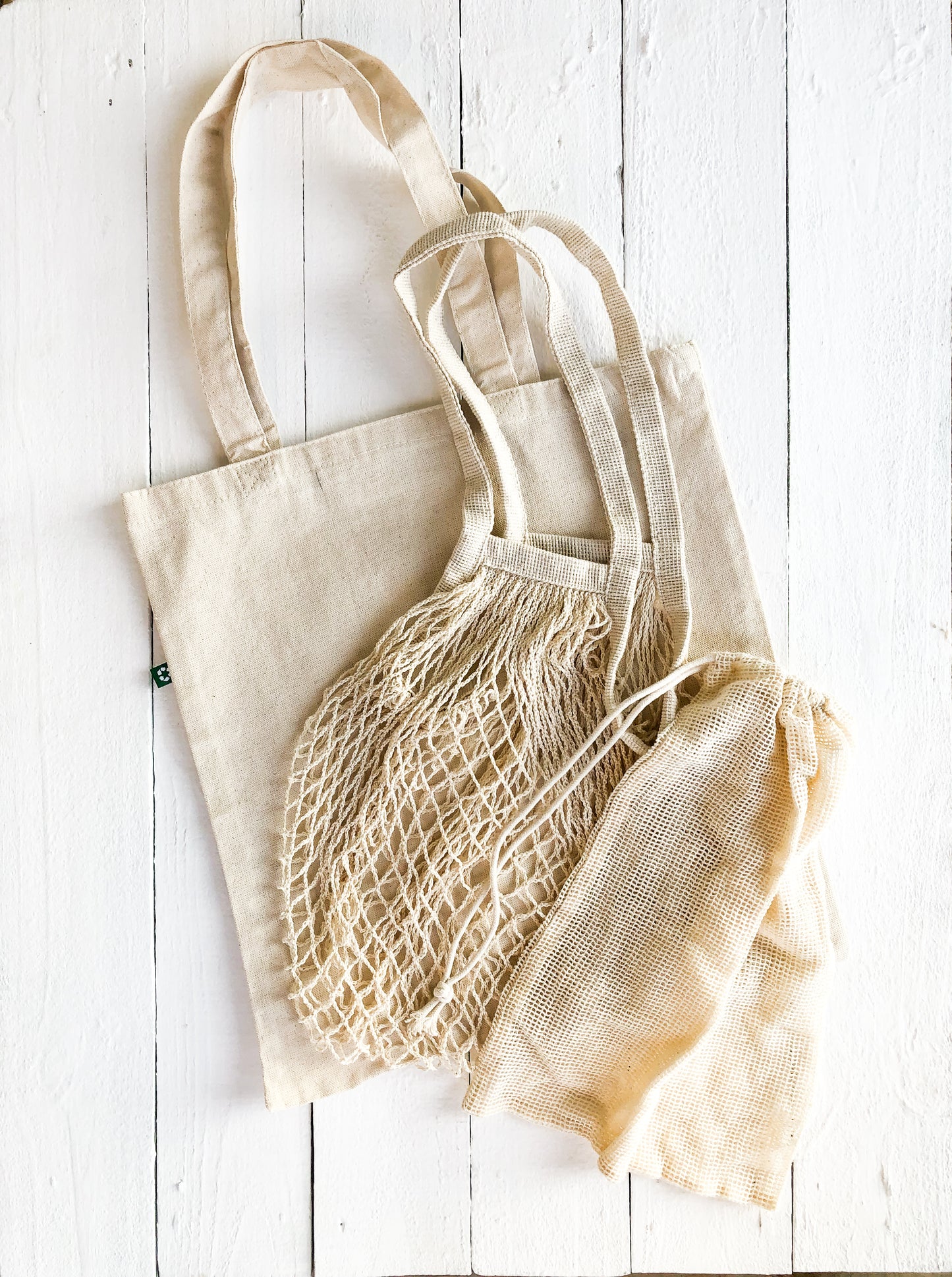 Zero Waste Sustainable Grocery Bag Shopping Kit