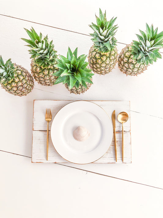 Tropical Farmhouse Wood Placemat