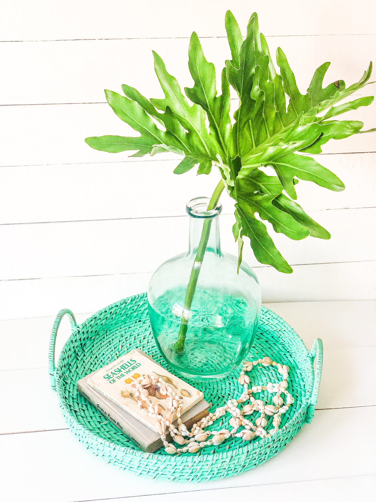 Tropical Turquoise Basket Tray