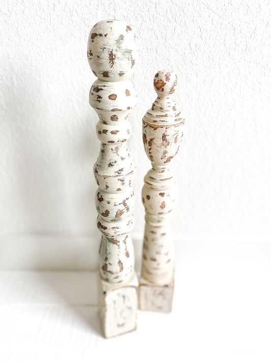 Vintage Reclaimed Wood Sculpture