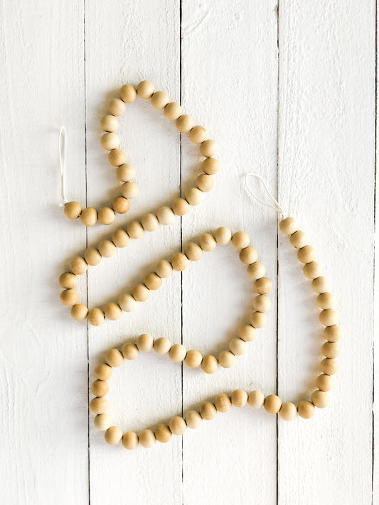 Wood Bead Garland