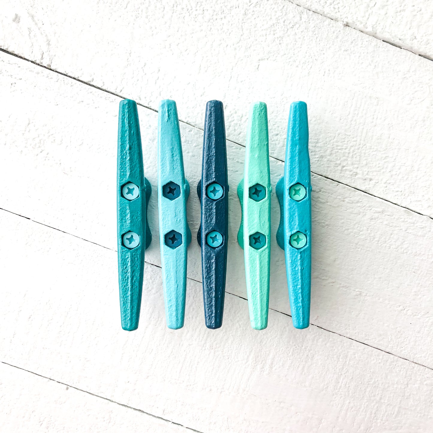 Coastal Boat Cleat Wall Hook Set