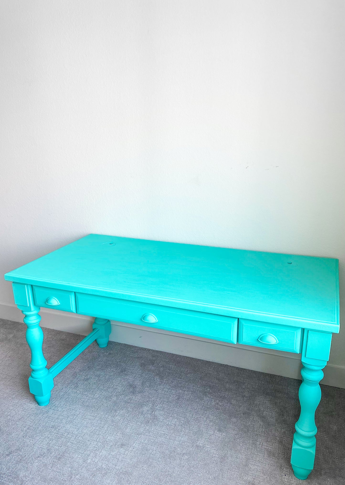 Turquoise Desk