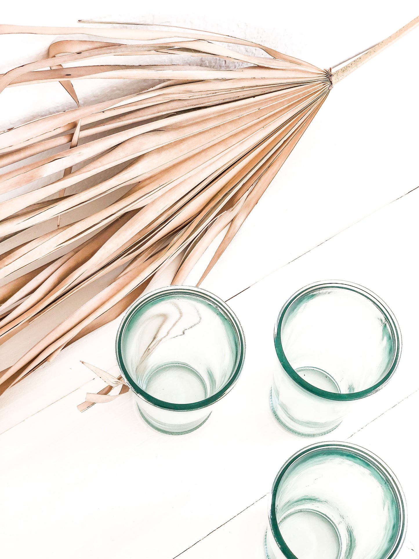Recycled drinking glasses