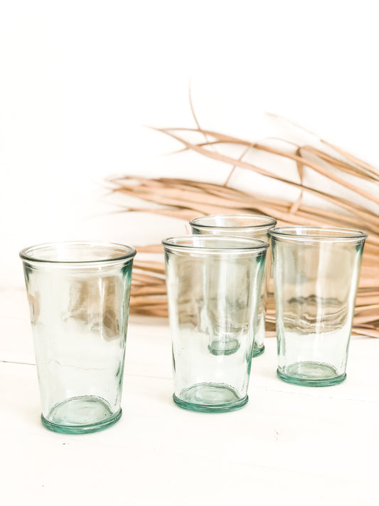 Recycled drinking glasses